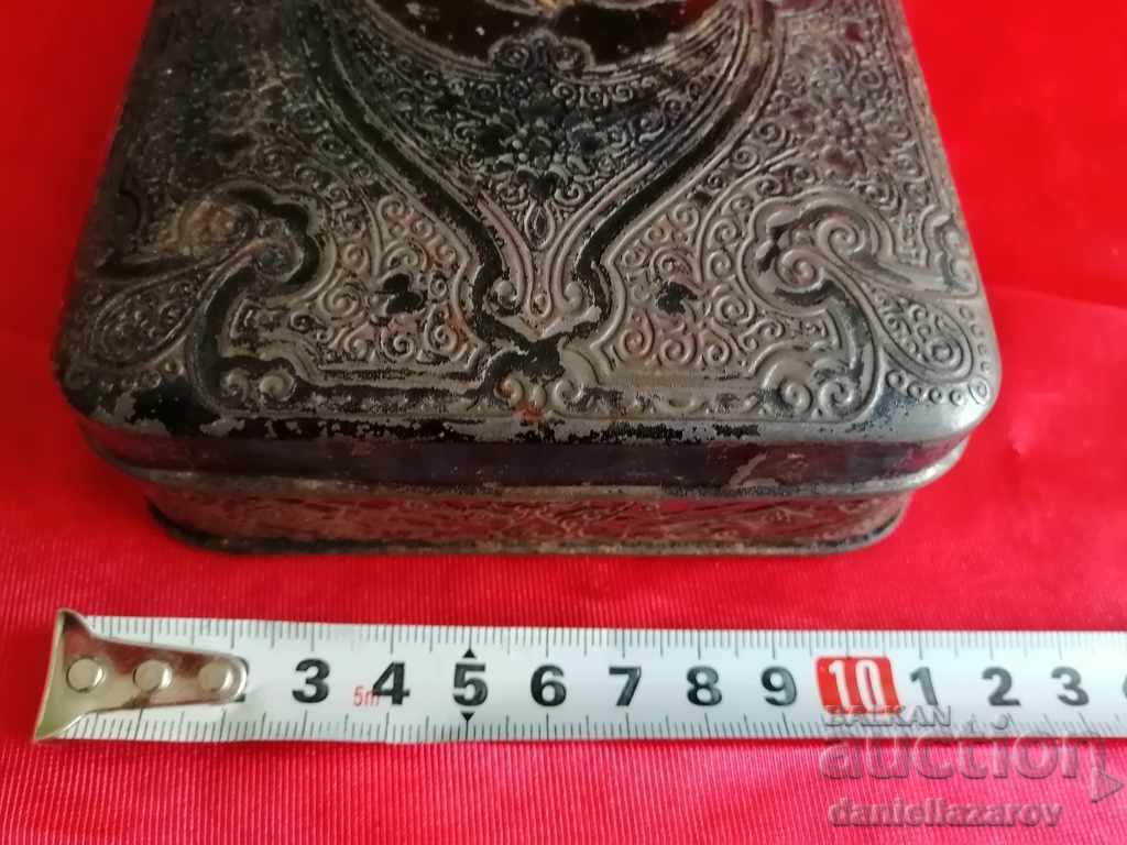 1896 Old German Tinplate, Metal Box - 7 1896 Old German Tinplate, Metal Box - 7