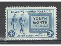 1948. SUA. Felicitări pentru tinerețe.