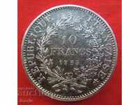 10 Franci 1965 Franta argint - CALITATE