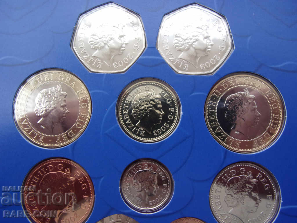 RS (37) Marea Britanie-SET 2003 cu 10 monede.BZC - 6