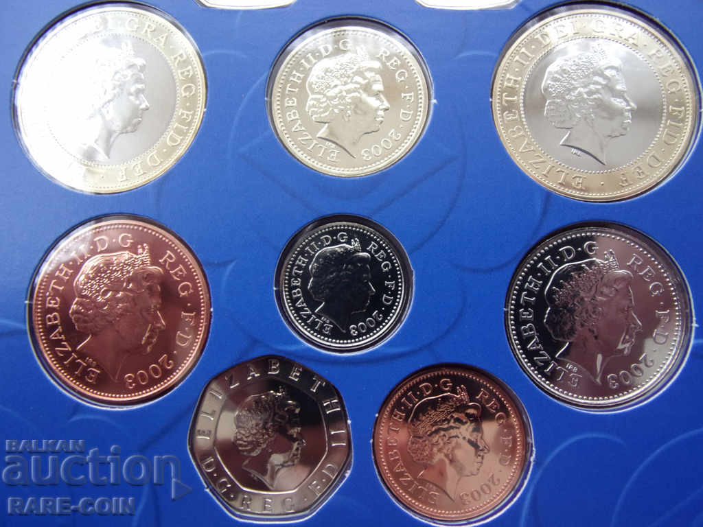 RS (37) Marea Britanie-SET 2003 cu 10 monede.BZC - 7