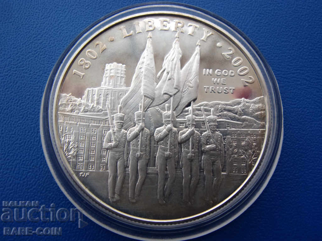 RS (37) USA-1 dollar 2002- WEST POINT- matt-gloss.BZC with price € 51.13 | 100.00 BGN
