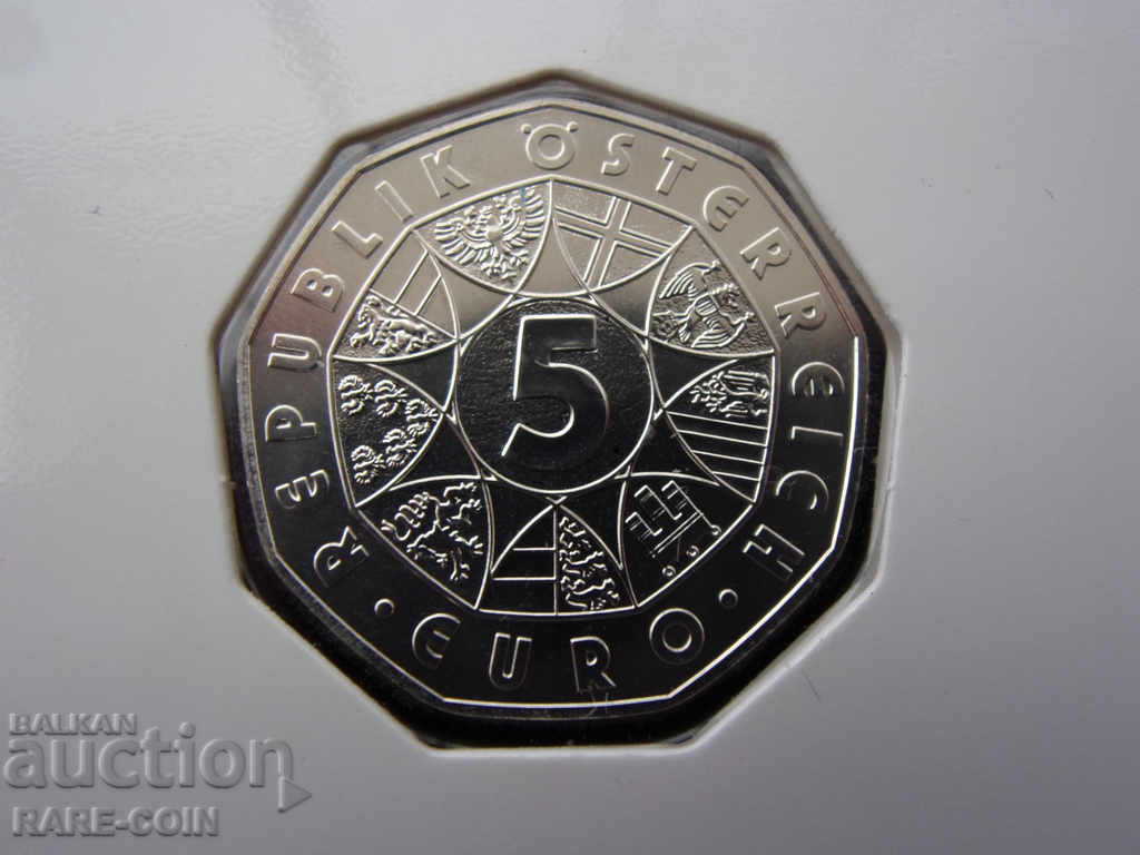Livrarea RS (37) Austria-Jubileu-5 euro 2008-tir mic si argint