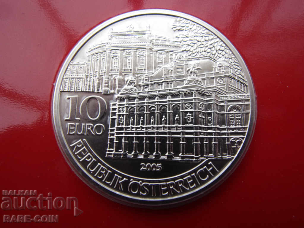 Licitație RS (37) Austria-Jubileu-10 euro 2005-tir mic si argint