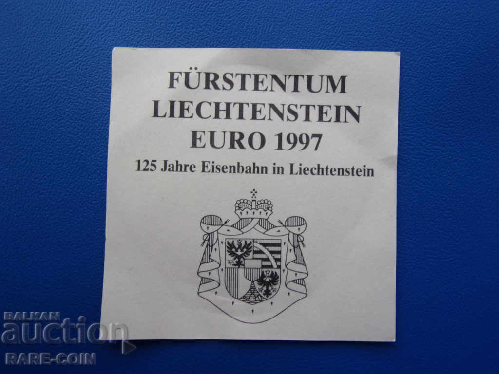 Licitație RS (37) Liechtenstein - 20 euro 1997 - lucios mat