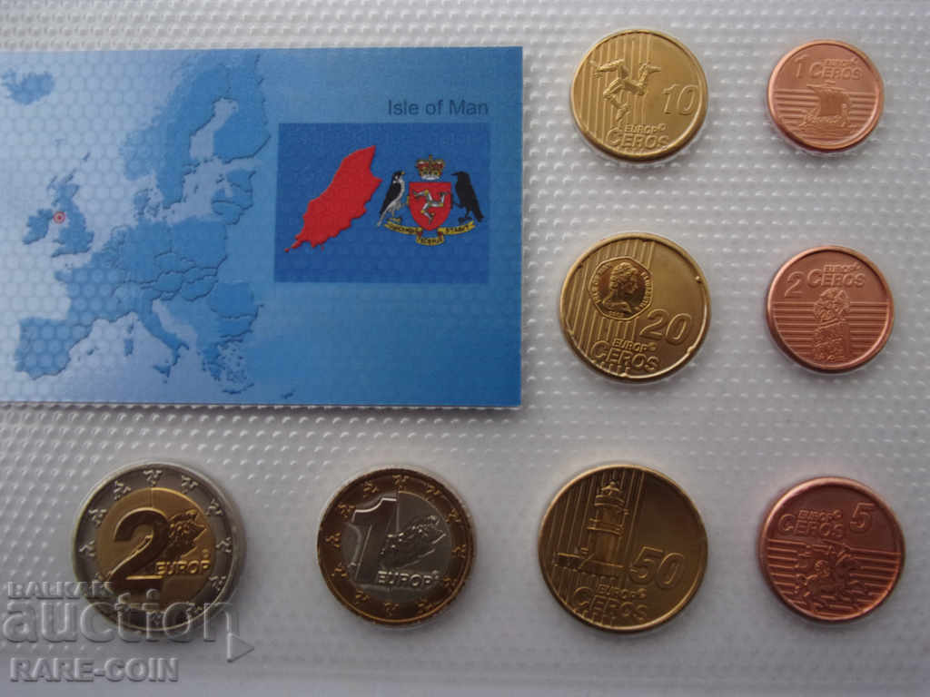 RS (37) Monede euro Isle of Man-SET-Trial 2006. BZC - 5