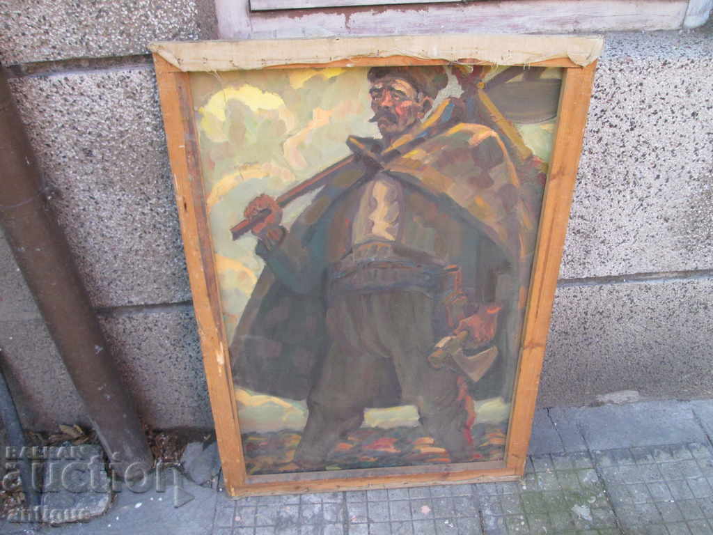 Delivery of TWO-SIDED PAINTING HAYDUTI ATANAS IVANCHEV SIGNED Delivery of TWO-SIDED PAINTING HAYDUTI ATANAS IVANCHEV SIGNED