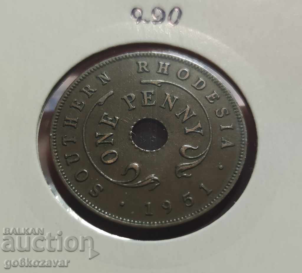 Southern Rhodesia 1 penny 1951