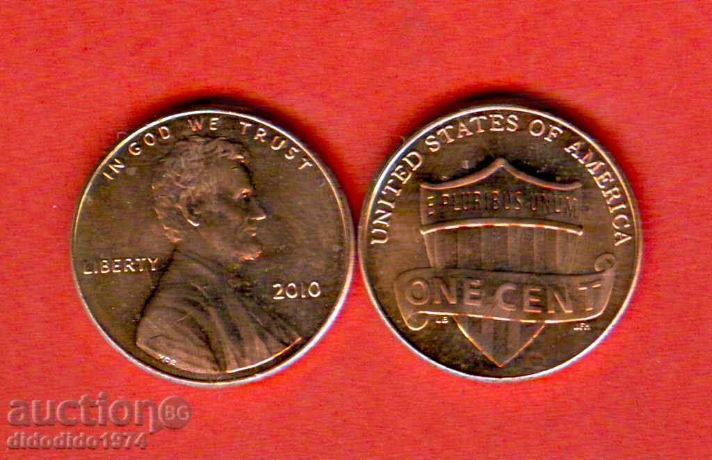 USA USA 1 cent issue - issue 2010 SHIELD - NEW - UNC