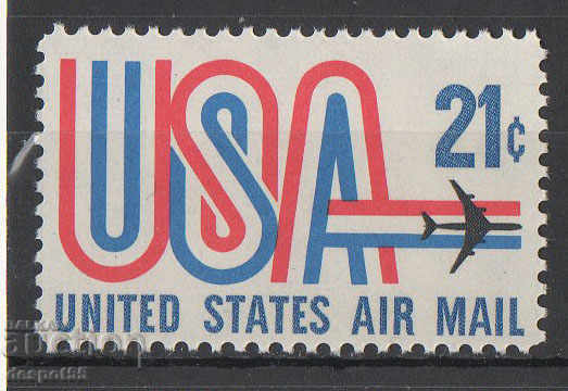 1971. SUA. Sigla USA și Jet.
