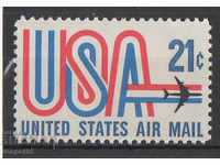 1971. SUA. Sigla USA și Jet.