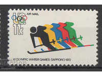 1972. SUA. Jocurile Olimpice de iarnă - Sapporo, Japonia.