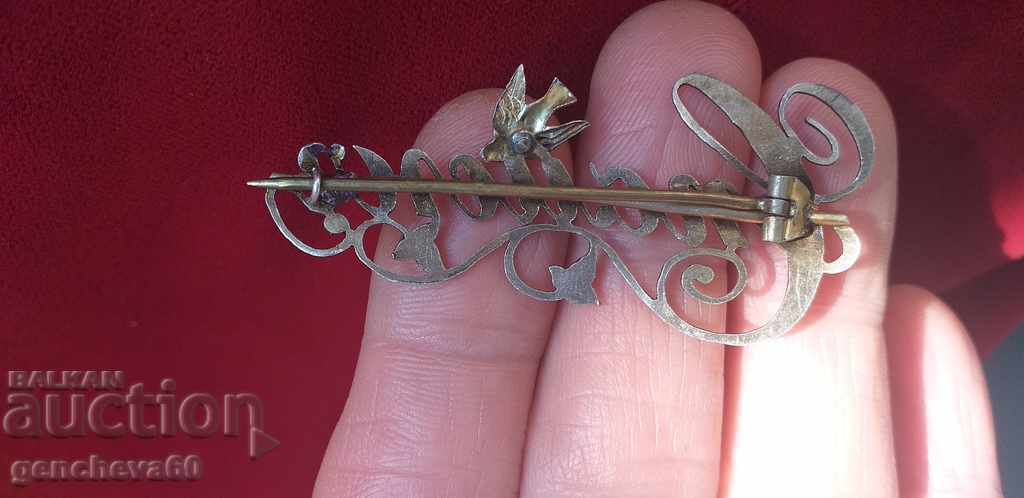 RARE! Tsar Silver Brooch with Enamel and Gilding with price € 70.00 | 136.91 BGN