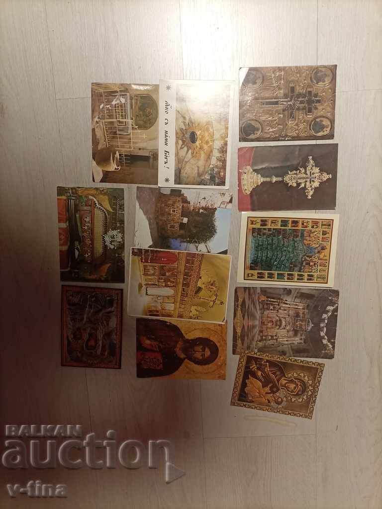 Carte poștală veche icoană de colecție religioasă