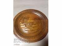 Carving plate old country houses