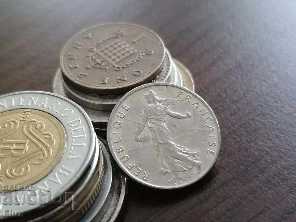 Coin - France - 1/2 (half) franc 1991 with price 0.95 BGN | € 0.49 Coin - France - 1/2 (half) franc 1991 with price 0.95 BGN | € 0.49