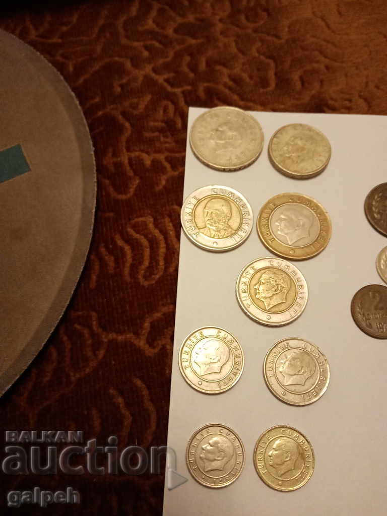 Доставка на ЛОТ МОНЕТИ - ТУРЦИЯ/БЪЛГАРИЯ - 16 бр. - 2.50 лв. Доставка на ЛОТ МОНЕТИ - ТУРЦИЯ/БЪЛГАРИЯ - 16 бр. - 2.50 лв.