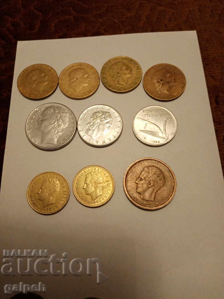 Delivery of LOT OF COINS - ITALY / BULGARIA - 16 pcs. - BGN 2.50 Delivery of LOT OF COINS - ITALY / BULGARIA - 16 pcs. - BGN 2.50