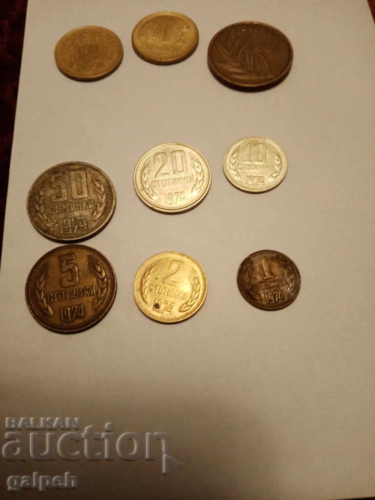LOT OF COINS - ITALY / BULGARIA - 16 pcs. - BGN 2.50 - 6 LOT OF COINS - ITALY / BULGARIA - 16 pcs. - BGN 2.50 - 6