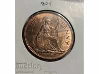 Marea Britanie 1 penny 1967 UNC