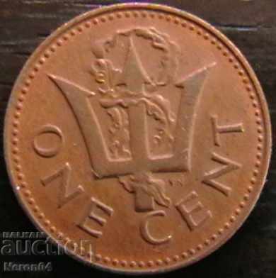1 cent 1976, Barbados