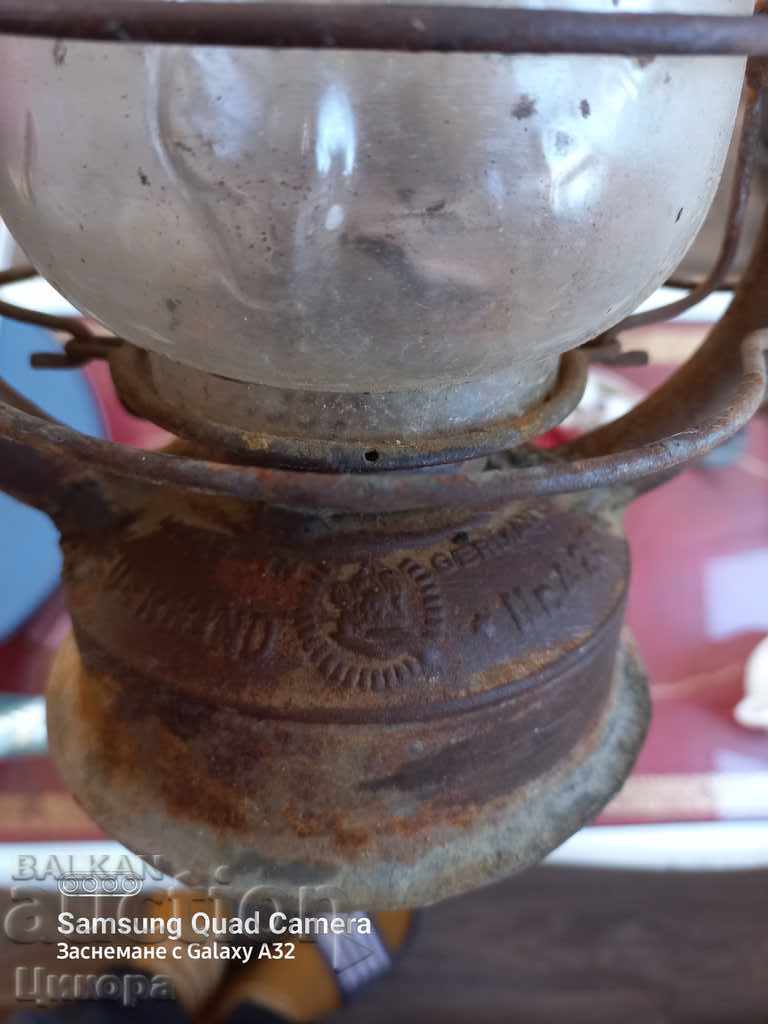 OLD GERMAN GAS LAMP LANTERN - 5 OLD GERMAN GAS LAMP LANTERN - 5