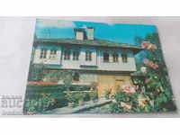 Пощенска картичка Габрово Етъра Саковата къща 1981