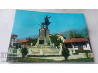 Postcard Karlovo The monument to Vasil Levski 1975