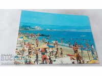 Postcard Pomorie The beach 1983