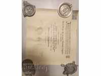 Certificate of Higher Education Doctor 1932