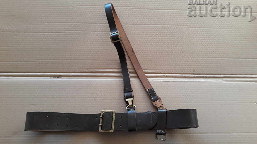 officer's belt with strap BMK Kingdom of Bulgaria with price € 51.00 | 99.75 BGN officer's belt with strap BMK Kingdom of Bulgaria with price € 51.00 | 99.75 BGN