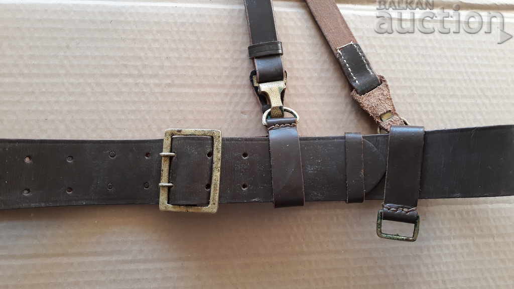 Auction officer's belt with strap BMK Kingdom of Bulgaria Auction officer's belt with strap BMK Kingdom of Bulgaria