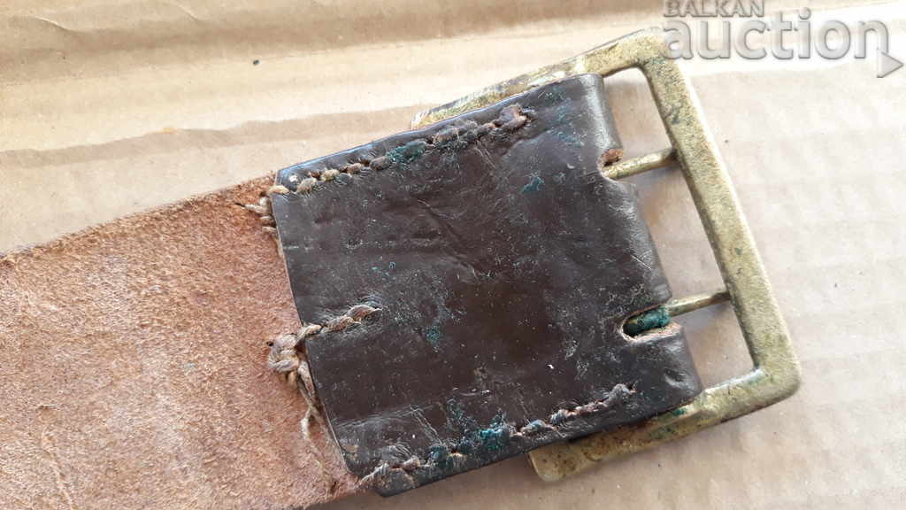 officer's belt with a belt BMK Kingdom of Bulgaria - 5