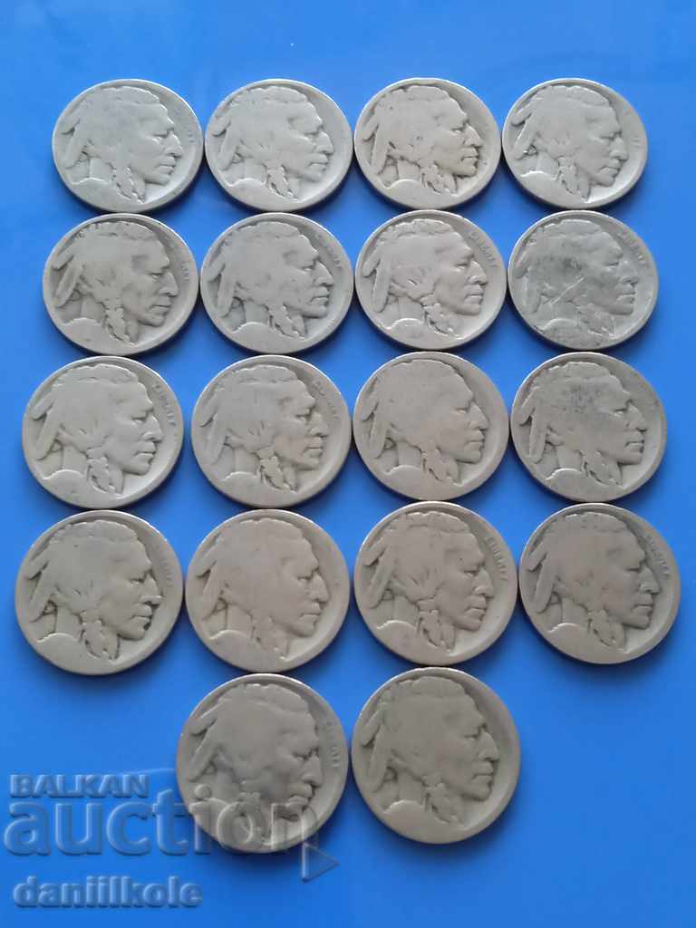 * $ * Y * $ * USA LOT 5 CENTS AFTER 1919 AMERICAN BISON * $ * Y * $ * - 5 * $ * Y * $ * USA LOT 5 CENTS AFTER 1919 AMERICAN BISON * $ * Y * $ * - 5