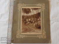 Photo cardboard of the rural fountain SHP