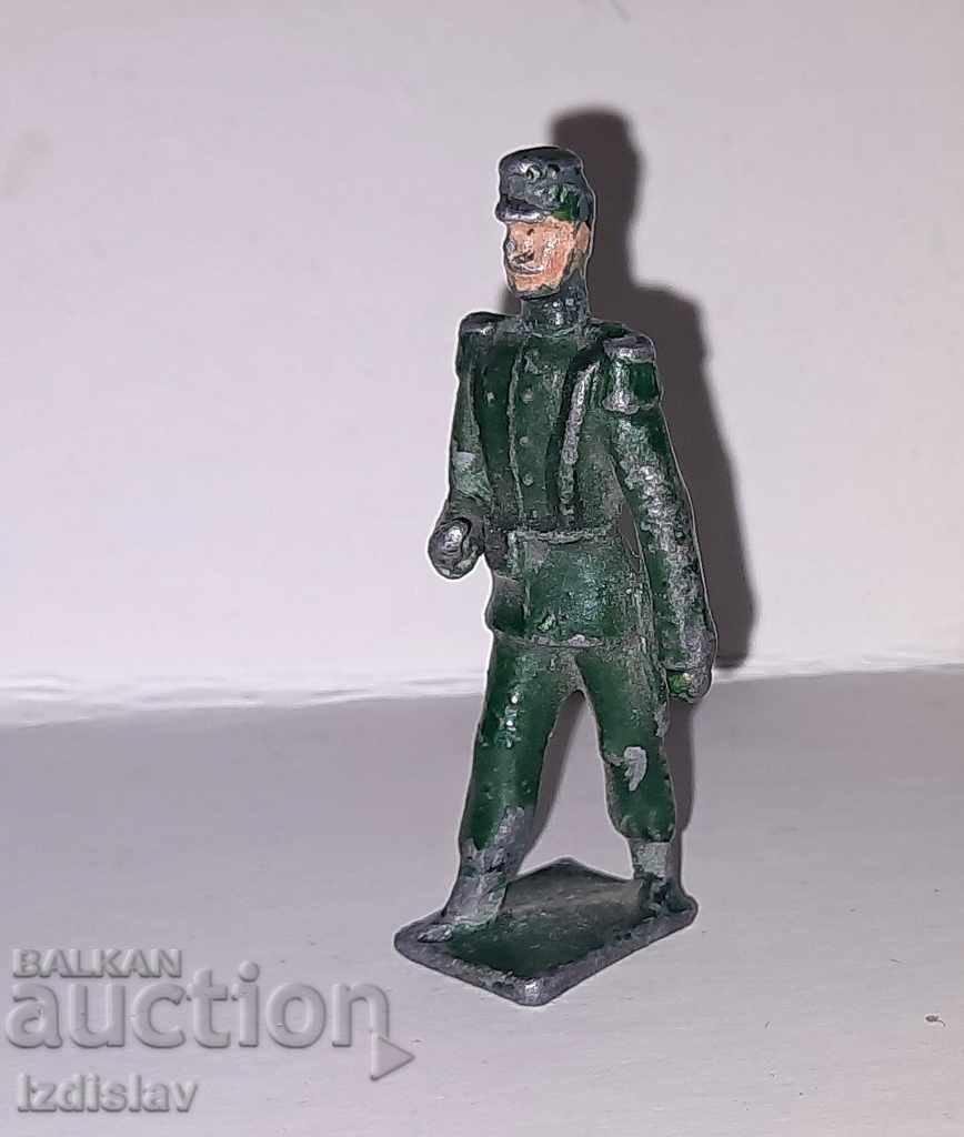 Old original military lead figurine