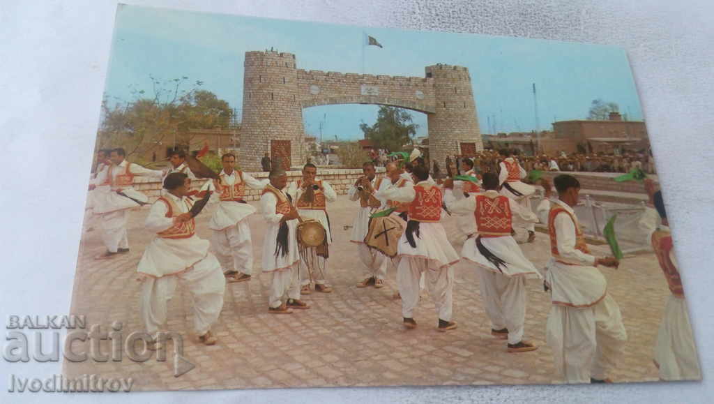 Postcard Khattak Dance 1983