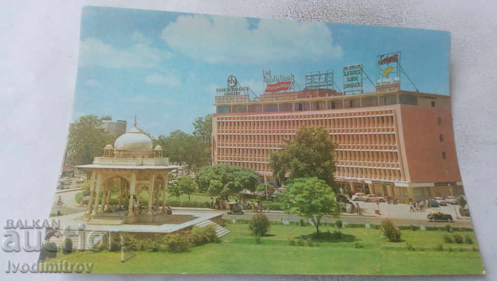 Postcard Lahore The Mall Al-Falah Building 1983