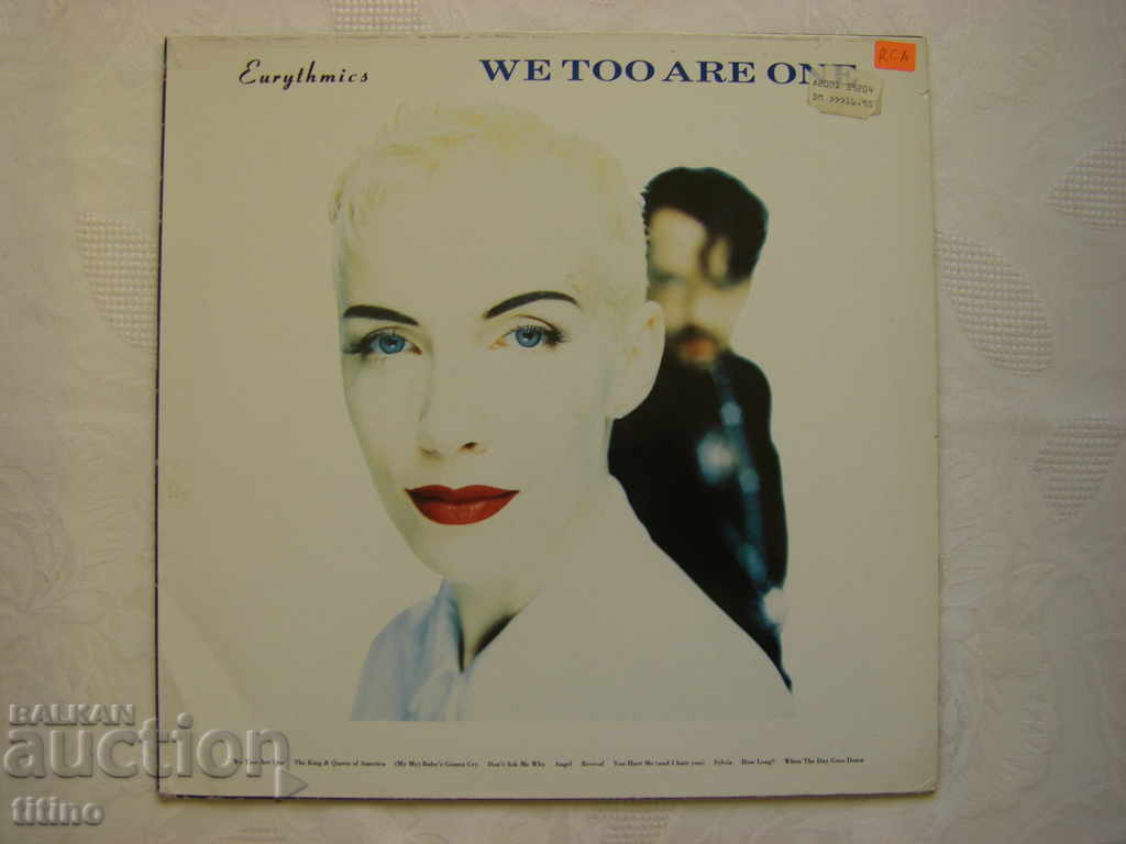 Eurythmics - We Too Are One, RCA - PL 74251, Ηνωμένο Βασίλειο και Ευρώπη