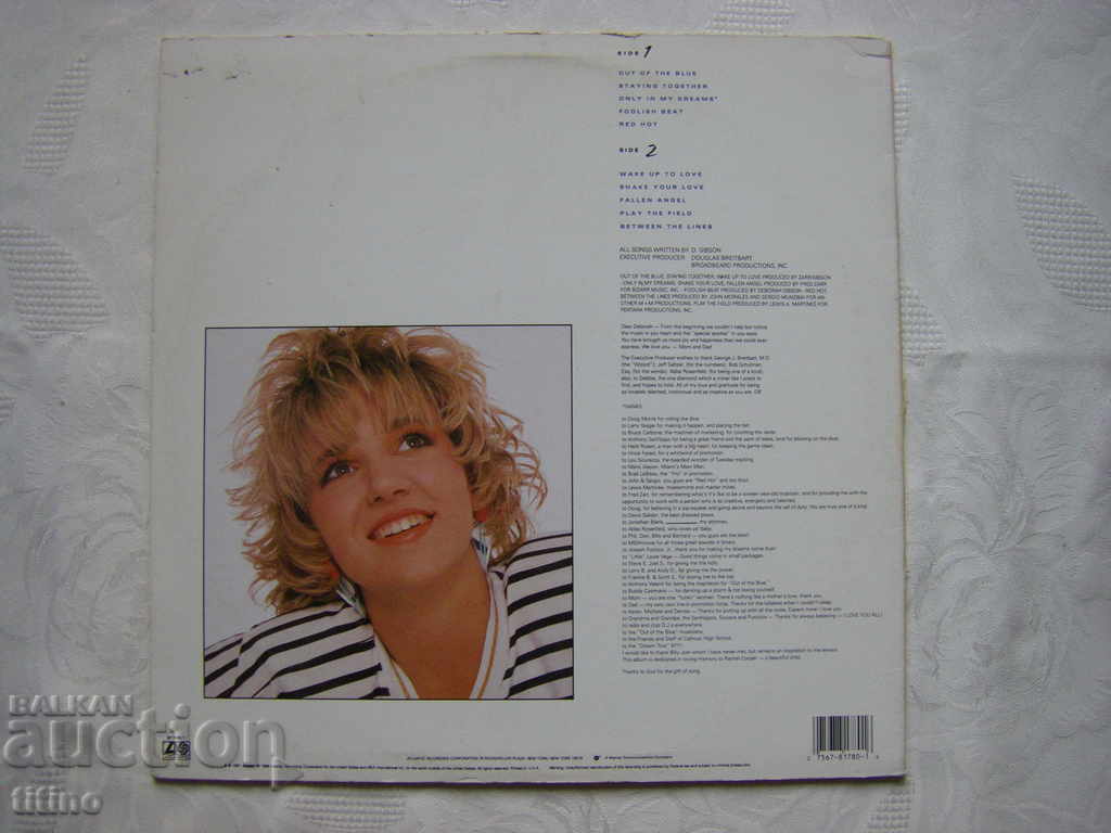 Debbie Gibson - Out Of The Blue, Atlantic - 81780-1 - 6