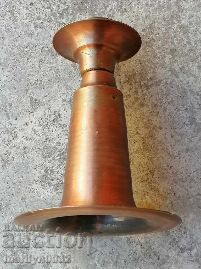 Old copper candlestick art deco copper lamp candle - 5 Old copper candlestick art deco copper lamp candle - 5