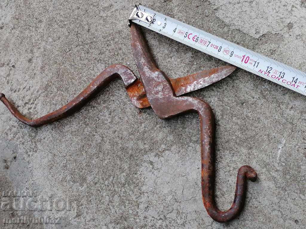 Foarfece vechi din fier forjat, cuțit, foarfece din fier forjat - 6 Foarfece vechi din fier forjat, cuțit, foarfece din fier forjat - 6