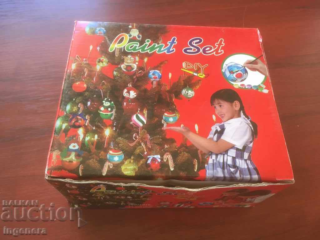 Παράδοση ΧΡΙΣΤΟΥΓΕΝΝΙΑΤΙΚΟ ΠΑΙΧΝΙΔΙ ΓΙΑ ΧΡΙΣΤΟΥΓΕΝΝΙΑΤΙΚΟ ΔΕΝΤΡΟ-4 ΒΑΦΕΣ ΚΑΙ ΠΙΝΕΛΟ Παράδοση ΧΡΙΣΤΟΥΓΕΝΝΙΑΤΙΚΟ ΠΑΙΧΝΙΔΙ ΓΙΑ ΧΡΙΣΤΟΥΓΕΝΝΙΑΤΙΚΟ ΔΕΝΤΡΟ-4 ΒΑΦΕΣ ΚΑΙ ΠΙΝΕΛΟ