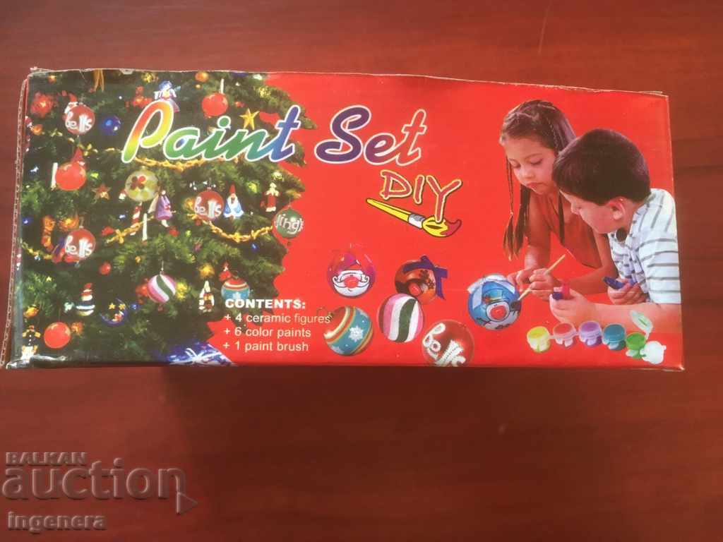 ΧΡΙΣΤΟΥΓΕΝΝΙΑΤΙΚΟ ΠΑΙΧΝΙΔΙ ΓΙΑ ΧΡΙΣΤΟΥΓΕΝΝΙΑΤΙΚΟ ΔΕΝΤΡΟ-4 ΒΑΦΕΣ ΚΑΙ ΠΙΝΕΛΟ - 5 ΧΡΙΣΤΟΥΓΕΝΝΙΑΤΙΚΟ ΠΑΙΧΝΙΔΙ ΓΙΑ ΧΡΙΣΤΟΥΓΕΝΝΙΑΤΙΚΟ ΔΕΝΤΡΟ-4 ΒΑΦΕΣ ΚΑΙ ΠΙΝΕΛΟ - 5