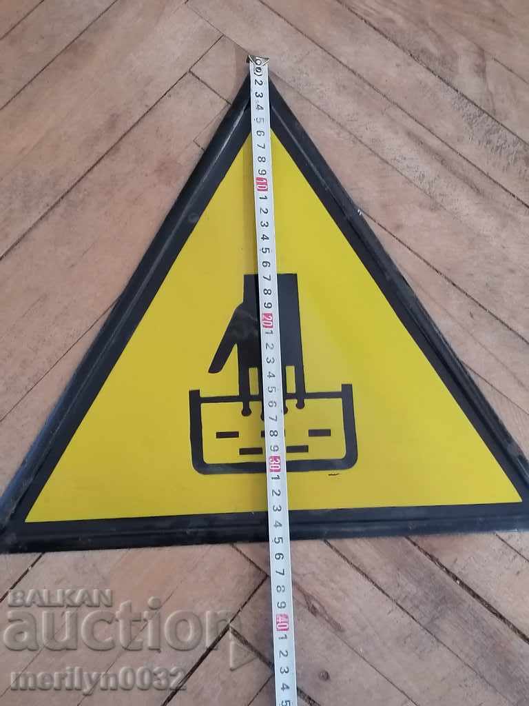 Емайлирана табела табелка НРБ 34 см с цена € 14.76 | 28.87 лв.