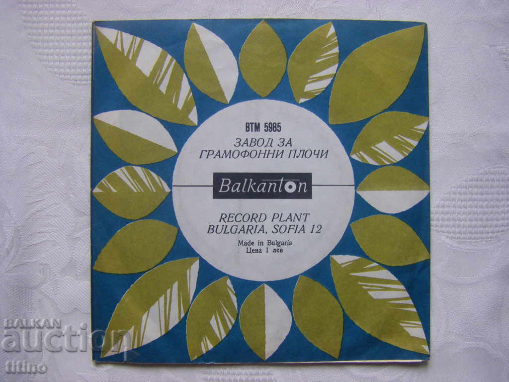 Δημοπρασία Μικρός δίσκος - VTM 5985 - Νέοι ποπ τραγουδιστές