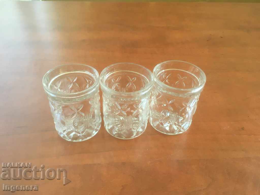 GLASS GLASS RELIEF THICK FROM SOCA-3 PCS
