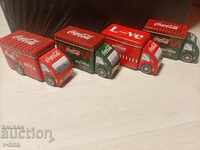 Colectie de camioane cu cutie Coca Cola