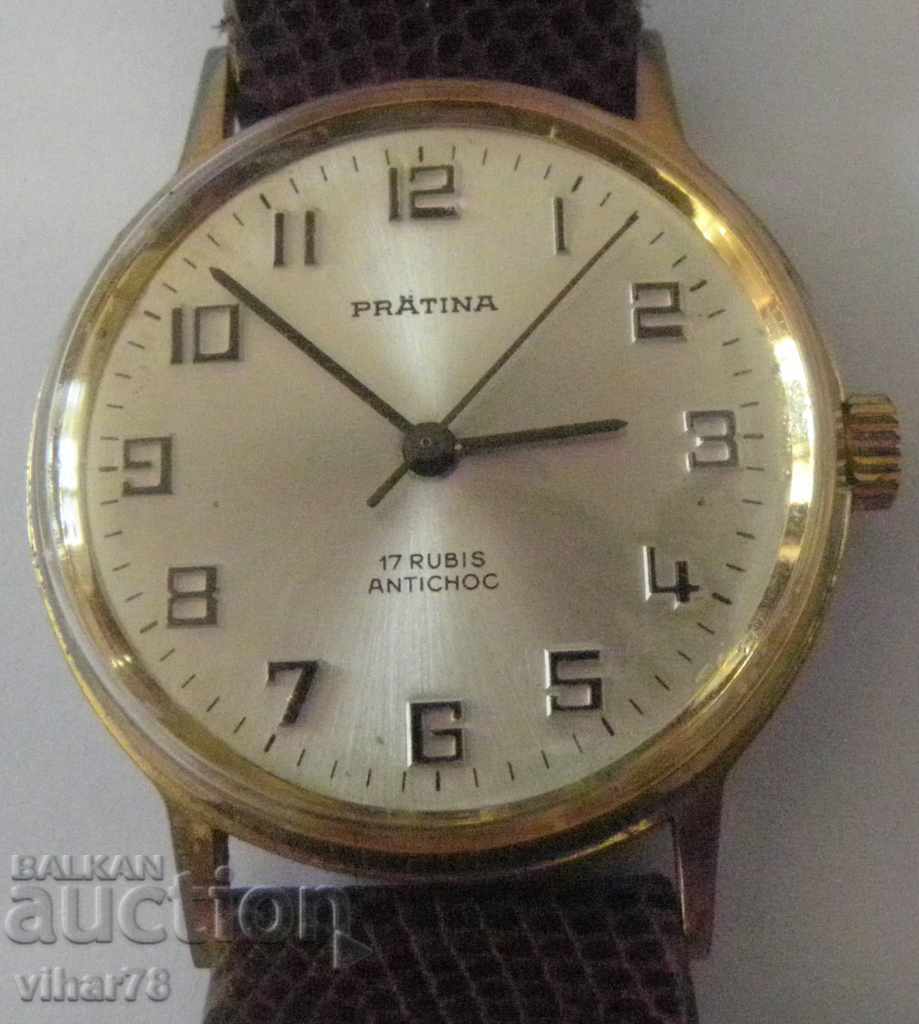 RARE MEN'S WATCH PRATINA with price 99.99 BGN | € 51.12 RARE MEN'S WATCH PRATINA with price 99.99 BGN | € 51.12