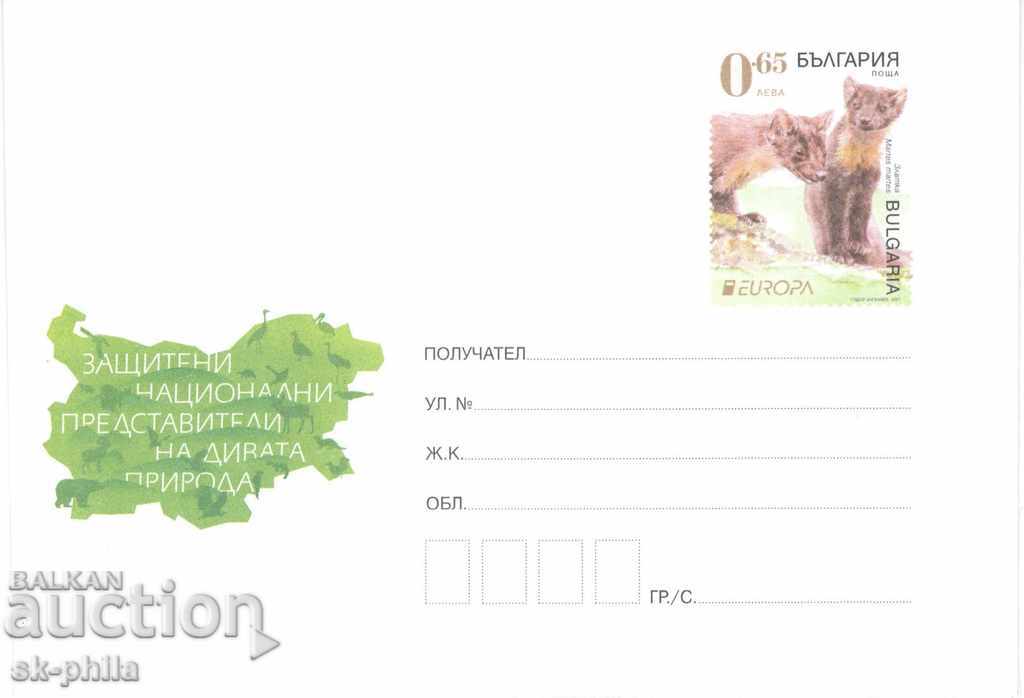 Envelope - Protected Animals - Zlatka, Europe 2021